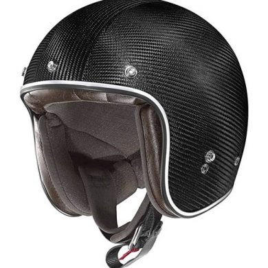 casco jet vintage carbono
